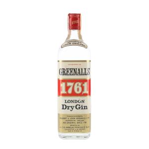 Greenalls 1761 Bottled 1960s Angelini Gin - 43% 75cl