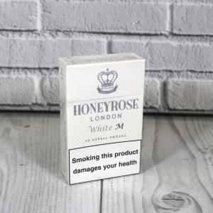 Honeyrose London White M (Formerly Menthol) Flip Top - 1 Pack of 20 Herbal Cigarettes (20)