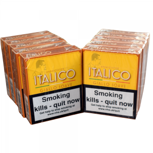 Italico Giallo Soave Cigars - 10 Packs of 5 (50) Bundle Deal