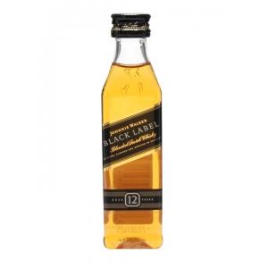 Johnnie Walker Black Label Blended Scotch Whisky - 5cl 40%