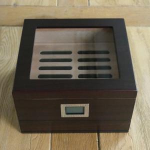 Klaro Renzo Glass Top Cigar Humidor - 30 Cigar Capacity (End of Line)