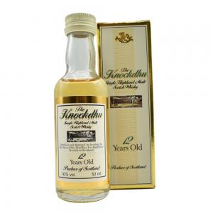 Knockdhu 12 Year Old Bottled 1990s Whisky Miniature - 43% 5cl