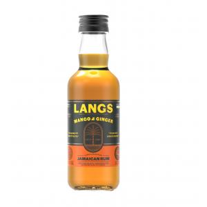 Langs Mango & Ginger Jamaican Rum Miniature - 37.5% 5cl
