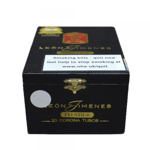 Empty Leon Jimenes Prestige Corona Tubed Cigar Box