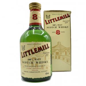 Littlemill 8 Year Old Vintage Scotch Whisky - Wear to Box - 40% 70cl