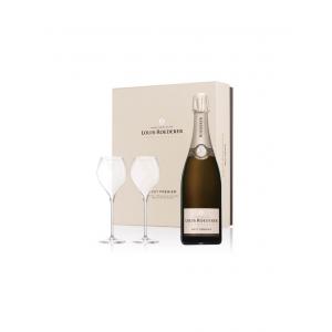 Louis Roederer Brut Premier Champagne & Glass Gift Box - 75cl 12% 