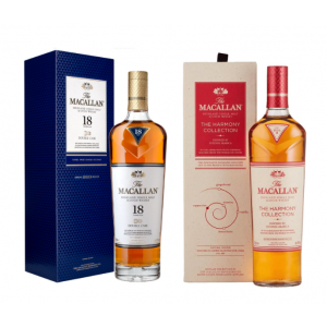 SPECIAL OFFER BUNDLE DEAL - Macallan 18 Year Old 2023 Double Cask & Macallan Harmony Arabica Collection
