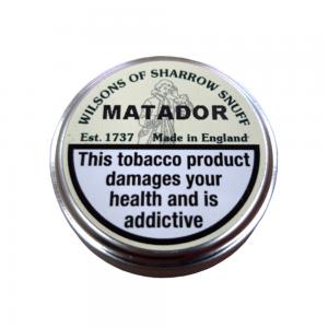Wilsons of Sharrow Snuff - Matador Snuff - Small Tap Tin - 5g