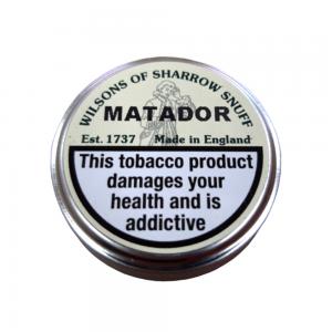 Wilsons of Sharrow Snuff - Matador Snuff - Large Tin - 20g