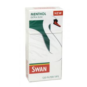 Swan Extra Slim Menthol Filter Tips (120 Tips) 1 Pack