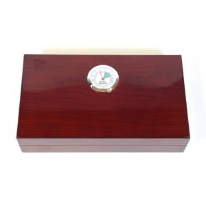 Mini Cigar Humidor Piano Finish - 4 Cigar Capacity