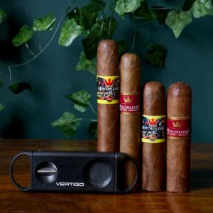 LEAFLET EXCLUSIVE FLASH SALE - Mitchellero Mix Up Sampler - 4 Cigars and Free Cigar Cutter