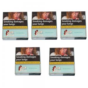 E Nobel Petit Sumatra (Blue) - 5 Packs of 20 (100 Cigars)