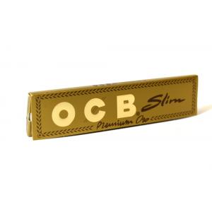 OCB Gold Premium Oro Slim Kingsize Rolling Papers 1 Pack