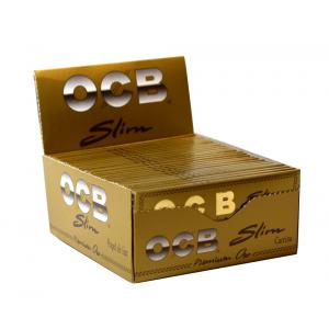 OCB Gold Premium Oro Slim Kingsize Rolling Papers 50 Packs