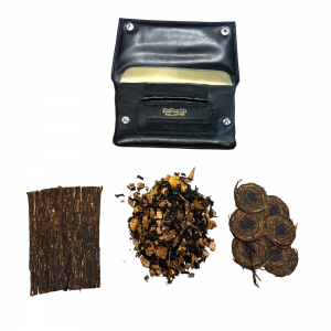 Dr Plumb Zip Up Tobacco Pouch With Paper Pocket & Your 25g Choice Pipe Tobacco Sampler