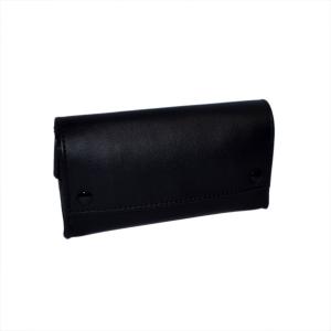 Black Leatherette Hand Rolling Tobacco and Paper Holder