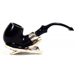 Peterson Standard System Ebony 314 Nickel Mounted P Lip Pipe (PE1088)