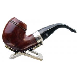 Peterson Sherlock Holmes Baskerville Silver Mounted P Lip Pipe (PE707)