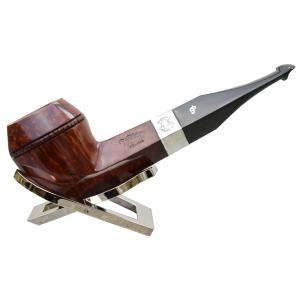 Peterson Sherlock Holmes Baker Street Smooth Silver Mounted P Lip Pipe (PE731)