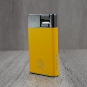 Peter James Yellow Iconic Ultra Slim Torch Flame Lighter