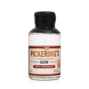 Pickerings Gin Navy Strength Black Top Miniature - 5cl 57.1%