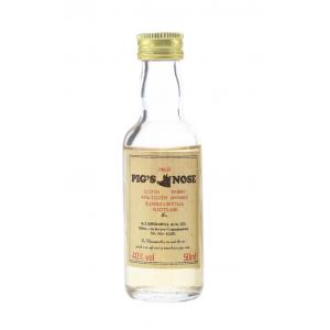 Pigs Nose Bottled 1980s/90s Low Fill Whisky Miniature - 40% 5cl