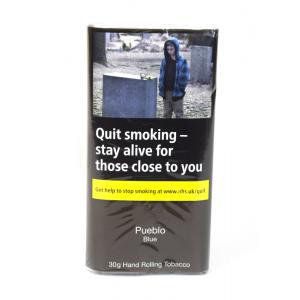 Pueblo Blue Hand Rolling Tobacco (Additive Free) 30g (Pouch)