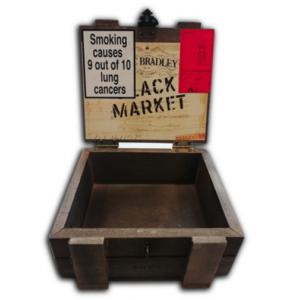 Empty Alec Bradley Black Market Punk Cigar Box