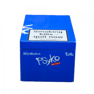 Empty Psyko Seven Nicaraguan Toro Cigar Box