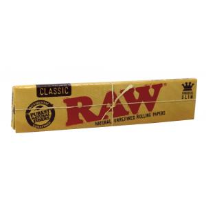 RAW Classic Kingsize Slim Rolling Papers 1 Pack