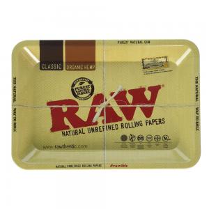 RAW Mini Metal Rolling Tray - RAW Classic