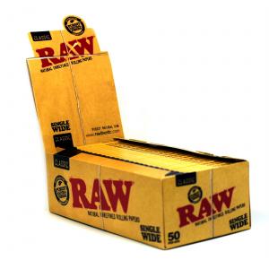 RAW Classic Single Wide Rolling Papers 50 Packs