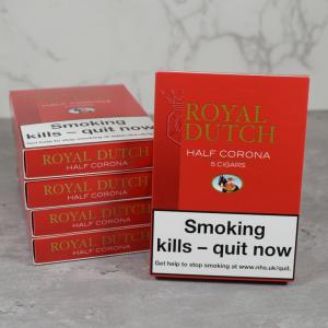 Ritmeester Royal Dutch Half Corona - 5 Packs of 5 Cigars (25 cigars)
