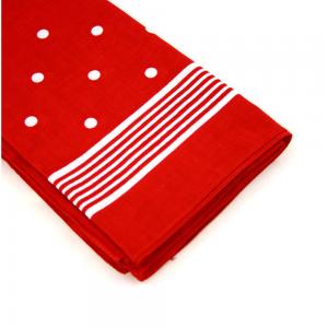 Wilsons of Sharrow Red Big Polka Dot Snuff Handkerchief