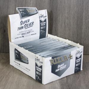 Rizla Silver Combi Kingsize Rolling Papers & Tips 24 Packs