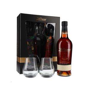 Ron Zacapa 23 Year Old Centenario Sistema Solera 70cl & Glasses Pack