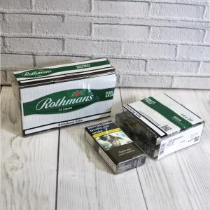 Rothmans Green Superkings - 10 Packs of 20 Cigarettes (200)
