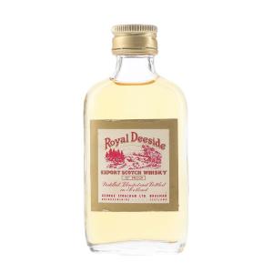 Royal Deeside Bottled 1960s George Strachan Ltd Whisky Miniature - 40% 5cl