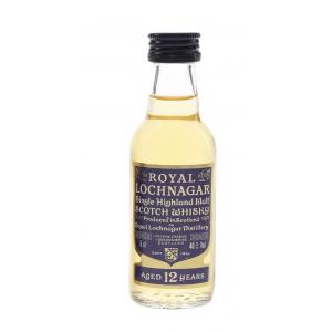 Royal Lochnagar 12 Year Old Whisky Miniature - 40% 5cl
