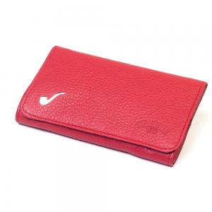 Savinelli Roll Up Leather Tobacco Pouch - Red (End of Line)