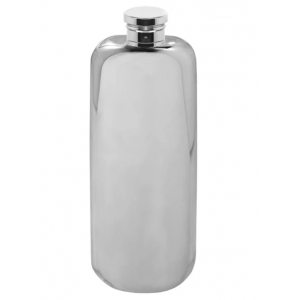 3oz Slimline Plain English Pewter Hip Flask