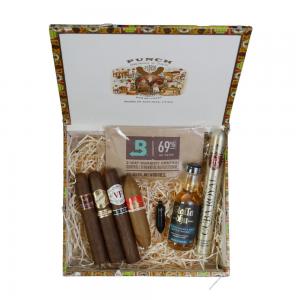 Sip Smoke and Scent Gift Box Sampler - 4 Cigars 3 Accessory & 1 Miniature