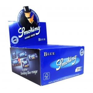 Smoking Blue King Size Rolling Papers 50 packs
