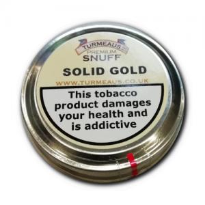 Turmeaus Snuff - Solid Gold - 20g Tin