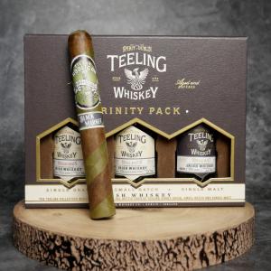 Luck O The Irish Sampler - 1 Cigars and Teeling Miniature Pack of 3
