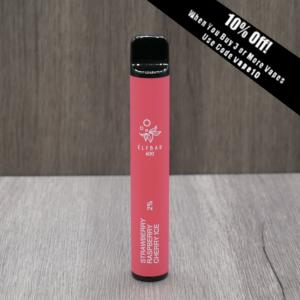 Elf Bar 600 Disposable Vape Bar - Strawberry Raspberry Cherry Ice