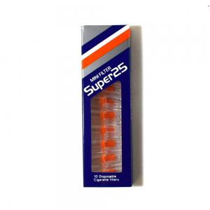 Super 25 Mini Cigarette Filter - Pack of 10