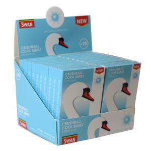 Swan Crushball Cool Burst Extra Slim Filter Tips 20 Packs
