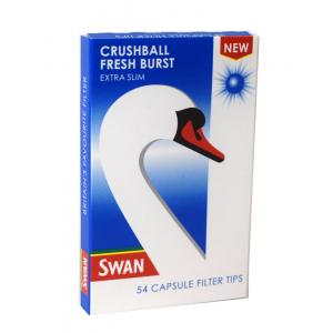 Swan Crushball Fresh Burst Extra Slim Filter Tips 1 Pack (54 Tips)